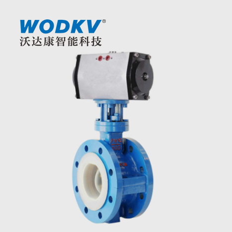 气动衬氟法兰蝶阀