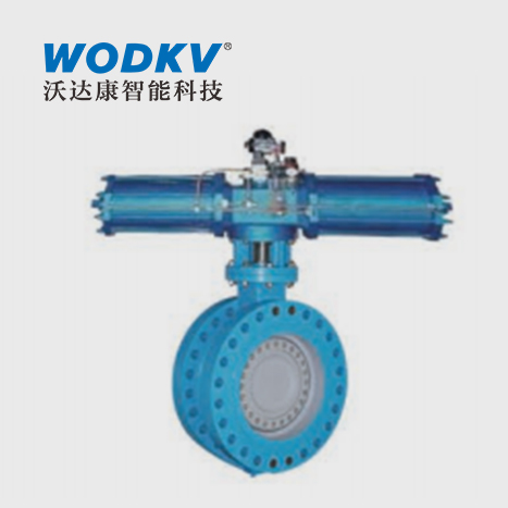 气动三偏心法兰蝶阀